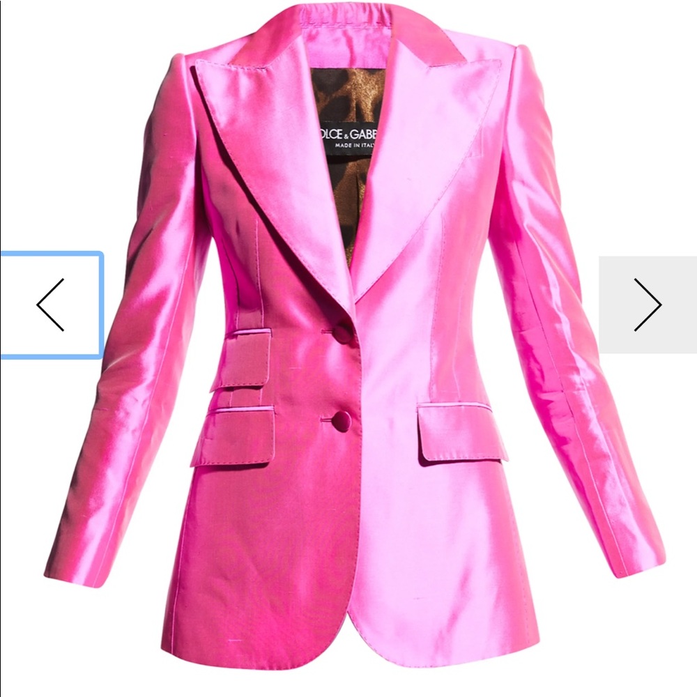 Dolce & Gabbana silk blazer